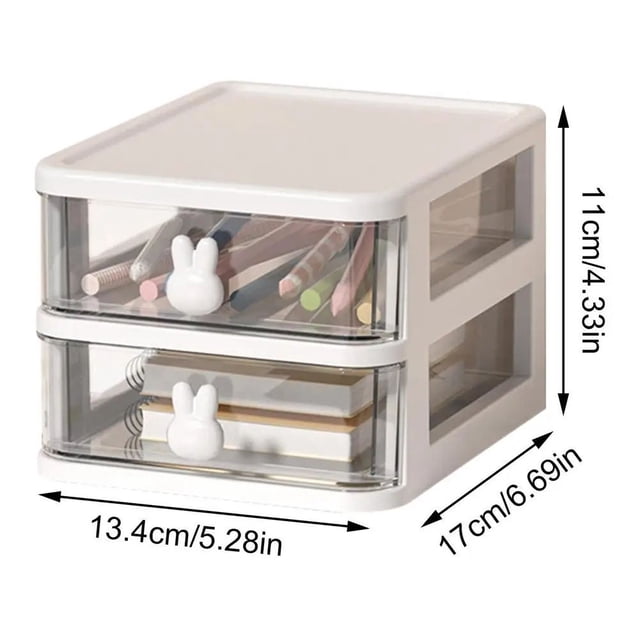 Multifunctional Desktop Drawer Organizer Multi-Layer Jewelry Makeup Storage Rack Office Shelf For Stationery Supplies