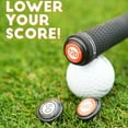 thumbnail image 2 of 20Pcs/Set Golf Ball Marker for Golf Clubs Mark Know Your Distance Suitable for All Club Grips Increase Golf Score Training Aids White, 2 of 6