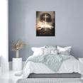 thumbnail image 6 of Christian Wall Art Hand Of God Quotes Wall Decor Cross Canvas Religious Jesus Painting Black Pictures Canvas Prints Motivational Framed Modern Artwork For Home Living Room Bedroom Bathroom 12"x16", 6 of 6