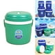 thumbnail image 3 of aislado de doble pared para coche con tapa, enfriador de cubitos de a prueba de frío y calor para alimentos 4.5L verde, 3 of 9