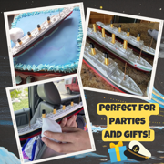 12” Los Angeles-Class Submarine Model – Detailed Replica of Iconic Navy Submarine – Nautical Enthusiasts and Military Collectors Titanic Toy, Titanic Model, Titanic Toys For Kids, Toy boat, Toy Ship