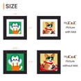 thumbnail image 7 of Sindcom 6 Pack 4x4 Picture Frames for Wall and Tabletop, gallery wall frame set, Black, 7 of 7