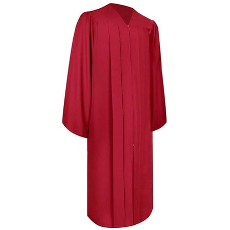 

Endea Graduation Matte Gown (Red 39 (4 6 - 4 8 ))