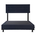 thumbnail image 2 of Box Base Cama Queen Size + Cabecera Bilbao Azul Marino Dicasa Orly, 2 of 8