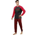thumbnail image 2 of Onlypjs Family Matching Christmas Pajamas Sets – Festive Plaid Holiday Sleepwear for Women, Men, Couples, 2 of 8