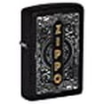 thumbnail image 3 of Zippo Logo Design Black Matte Pocket Lighter, 3 of 10