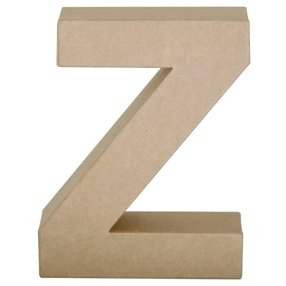 Papier Mache Letter, 7", Z