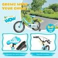 thumbnail image 6 of Marknig 14" 16" 18" Folding Kids Bike with Removable Training Wheels, Children's Bicycle for Boys & Girls Ages 3-9 Years, Easy-Storage Toddler Bike, 6 of 8