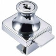 thumbnail image 1 of Cerradura de puerta de vidrio, cerradura de acero cromado, cerradura de puerta de vidrio, cerradura de puerta de vidrio Cerradura de vitrina para puerta de vidrio Broca de 5-8 mm con 2 llaves, 1 of 4