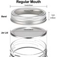 thumbnail image 2 of 24Set Regular Mouth Canning Lids Bands Split-Type for Mason Jar Canning Lids 70mm, 2 of 7