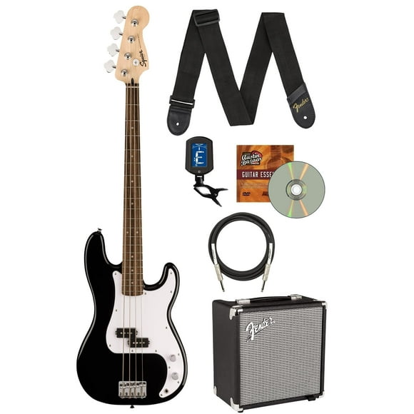 Bajo Fender Squier Sonic Precision con Rumble 15 Amp