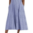 thumbnail image 3 of Coduop Women's Summer Boho Casual Sleeveless Dress Loose V-neck Long Tank Dress with Pockets, 3 of 7