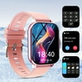 thumbnail image 6 of Smart Watch for Men & Women with Bluetooth Calls, 1.7" Touchscreen, Fitness Tracker (Heart Rate/Sleep Monitor), 100+ Sports Modes, 7-Day Battery, iPhone/Android Compatible, Metallic Design, 6 of 14