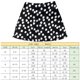 thumbnail image 2 of Falda casual estampada Falda mini de cintura alta Faldas cortas para mujer (Negro M) FLhrweasw Para estrenar, 2 of 8