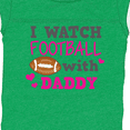 thumbnail image 4 of Inktastic I Watch Football with My Daddy Boys or Girls Baby Bodysuit, 4 of 5