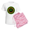 thumbnail image 6 of CafePress - CELTIC SHAMROCK 3 INCH BUTT Women's Light Pajamas - Women's Short Sleeve Print T-Shirt and Pants Light Cotton Pajama Set, 6 of 7