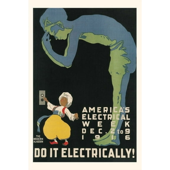 Pocket Sized - Found Image Press Journals: Vintage Journal America`s Electical Week Poster (Paperback)