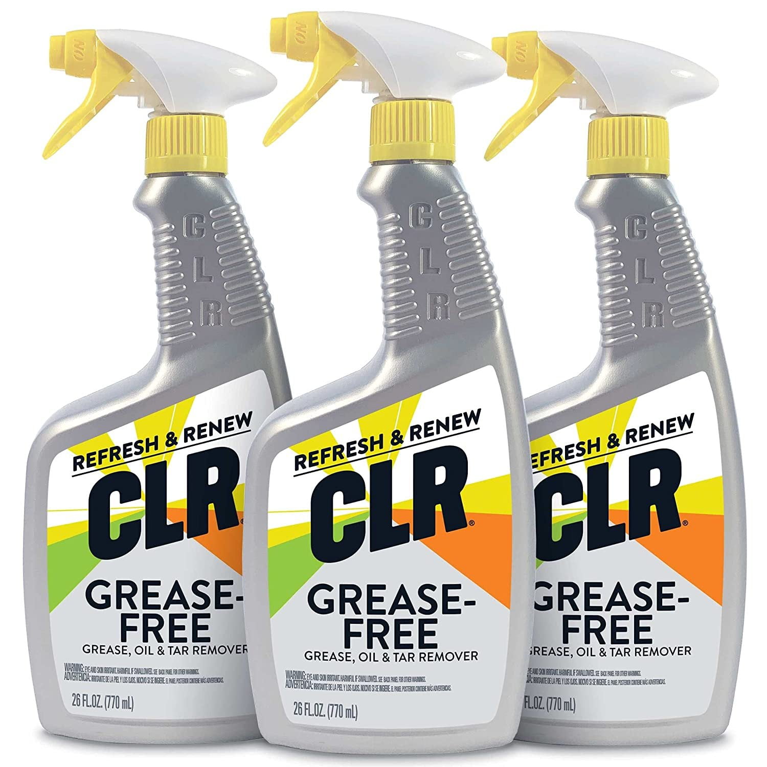 CLR GreaseFree, Grease, Oil & Tar Remover, 26 Ounce Foaming Spray