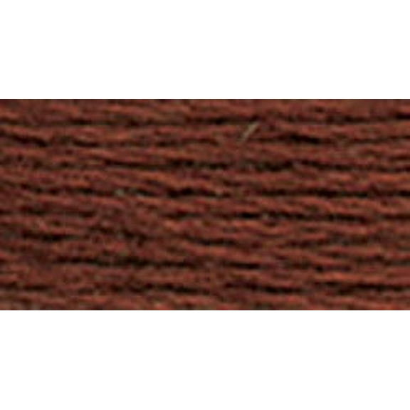 DMC Six-Strand Dark Rosewood Embroidery Cotton Yarn, 8.7 Yd., 12 Count