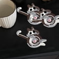 thumbnail image 2 of Cateissary Posavasos bonitos con forma de trasero de gatito, aislantes, seguros y apilables para cafeterías y restaurantes. Mostrada gris, 2 of 6