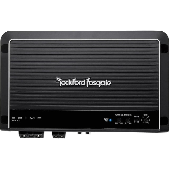 Rockford Fosgate Prime R250X1 Mono subwoofer amplifier â€” 250 watts
