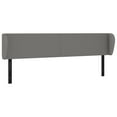 thumbnail image 3 of vidaXL Headboard with Ears Dark Gray 40.6"x9.1"x30.7"/34.6" Fabric, 3 of 31