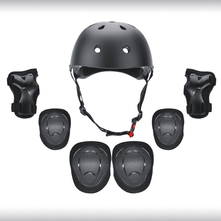 6//7Pcs Kids Safety Pad Helmet Knee Elbow Wrist Sport Skating Protective Gear Set