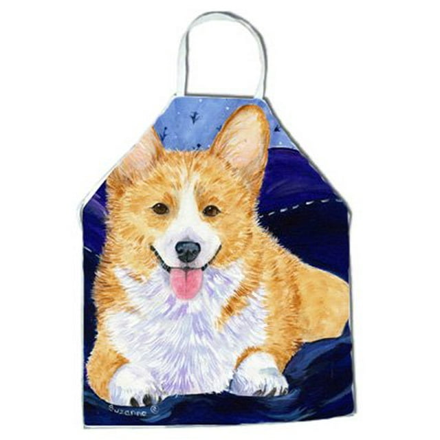 Caroline's Treasures SS8414APRON Corgi Apron Large Multicolor