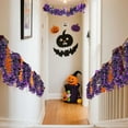 thumbnail image 6 of Spencer Halloween Decorations, 2 Pack 6.6 FT Halloween Tinsel Garland Shiny Metallic Twist Garland Indoor Outdoor Home Halloween Party Mantel Decor, 6 of 8
