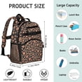 thumbnail image 6 of Red Dog Art Footprint Backpack for School,Cute School Bag,Schoolbag with Adjustable Shoulder Straps & Padded Back,15.25"x11.5"x5.25", 6 of 6