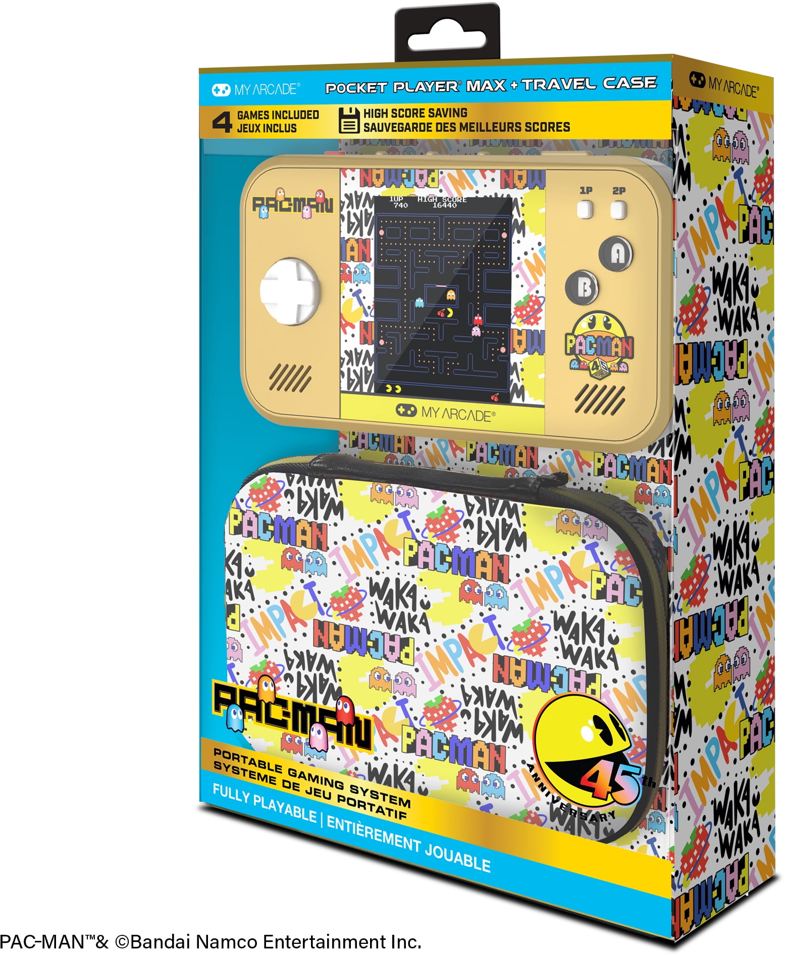 My Arcade - Pac-Man 45th Anniversary Pocket Player Max Portable