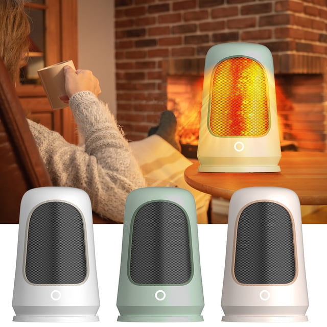 Xihbxyly Mini Calentador, Calentamiento Rápido, Diseño Compacto y Portátil, Ideal para Uso Doméstico y de Escritorio, Ahorro de Energía, Funcionamiento Silencioso, Ideal para Invierno y Verano, 1200