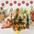 thumbnail image 4 of Mini árbol De Navidad En Maceta Material De Pvc Árboles Mesa Pino Árboles Navidad En Maceta Escritorio Orn. Afortunado Sencillez, 4 of 5
