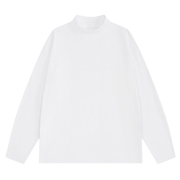 Maean Big and Tall Turtleneck Shirts for Men Long Sleeve Thermal Stretchy Pullover Basic Lightweight Undershirt Top