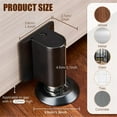 thumbnail image 2 of SQDWYGG Door Wedge Stopper, 2025 New Magnetic Doors Stoppers for Bottom of Door, No Drill Invisible Doorstops for Inside Door, Heavy Duty Magnetic Doors Catch Holder to Keep Doors Open,Black, 2 of 6