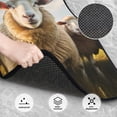 thumbnail image 3 of Disketp Cute Prairie Sheep Herd for Crystal Velvet Car Mats Four-Piece Set,All-Season Automotive Protection, Vehicles, Cars, Trucks, and SUVs,Anti-Slip Design, 3 of 7