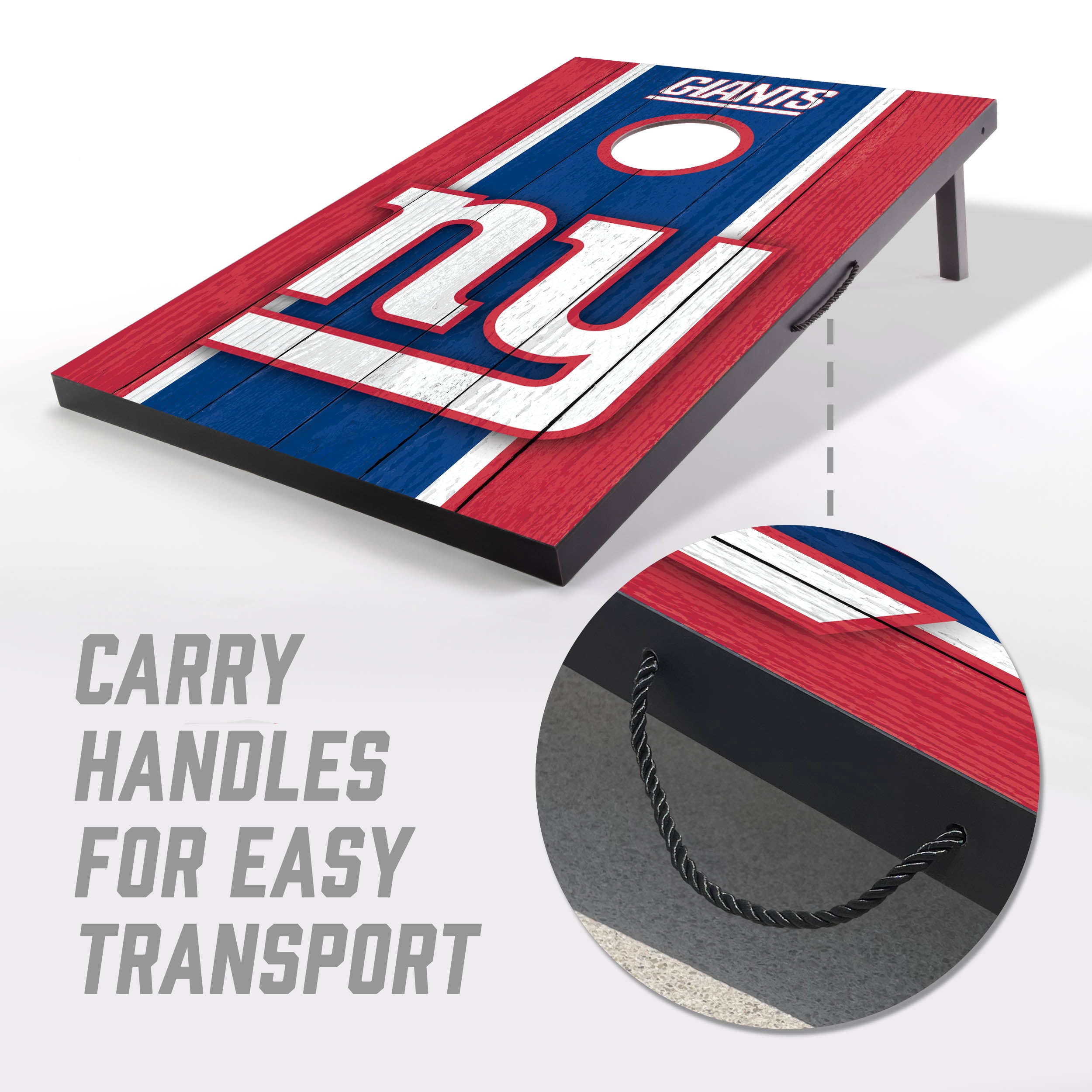 YouTheFan NFL New York Giants 2' x 3' MDF Cornhole Game