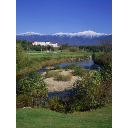 Hotel Below Mount Washington, White Mountains National Forest, New Hampshire, New England, USA Print Wall Art By Rainford