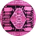 thumbnail image 1 of Ahgly Company Indoor Round Persian Pink Traditional Area Rugs, 3' Round, 1 of 4