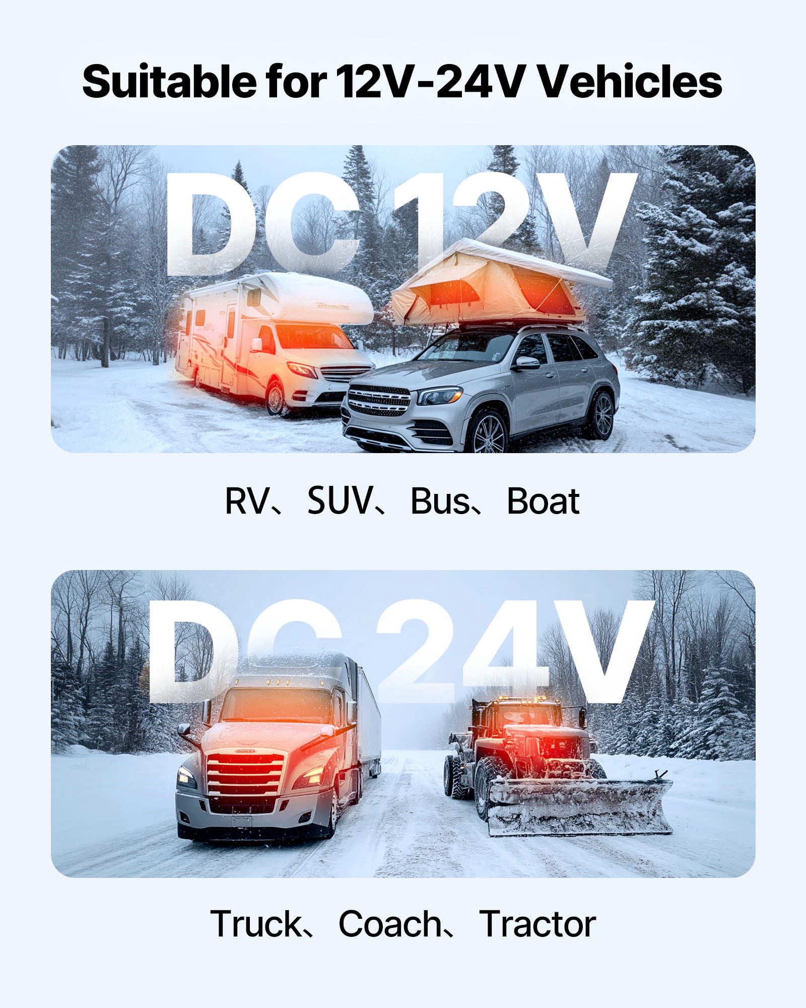 VEVOR Diesel Air Heater, 8 kW DC12-24V, Fast Heating Diesel Parking Heater with Remote Control and Color Digital Display, 10L Fuel Tank, Low Noise, Voice Announcement,for RV,Truck,Boat and Trailer