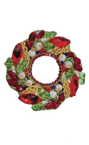 BP-367C Beadwork kit for creating brooch Crystal Art Summer wreath