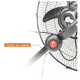 thumbnail image 3 of Ventilador Pared 18 Pulgadas Mytek 3196 Metálico/360° Oscil Estructura Negro Aspas Plateado, 3 of 4