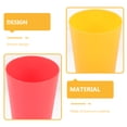 thumbnail image 3 of SHISUYAN 12pcs Teeth Wash Cup Without Cover Plastic Solid Color Cup (Assorted Color), 3 of 5