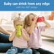 thumbnail image 2 of Dr. Brown's Milestones Cheers 360 Vaso de entrenamiento para niños pequeños y bebés Vaso para sorber sin fugas rosa y turquesa 10 oz/300 ml, paquete de 2, 2 of 9