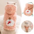thumbnail image 1 of Festive Snowman Pet Hoodie Cozy Winter Warmth Jacket for Cats and Small Dogs, 1 of 5