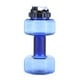 thumbnail image 2 of Botella de con pesas ajustables Cola Botella de agua portátil grande duradera sin BPA 2200ml azul, 2 of 8