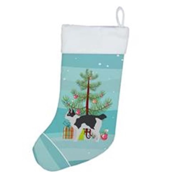 Japanese Bobtail Cat Merry Christmas Christmas Stocking 13.5 in x 18 in