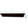 thumbnail image 6 of Mantels Direct Salem 72" 3 Styles in 1 Wood Fireplace Mantel Shelf - Aged Espresso, 6 of 6