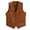 a01Brown, variant on LODIENY Mens 5 Button Faux Suede Vest with Pockets Retro Regular Fit Casual Waistcoat for Prom Husband Gift Daily Wear Brown L