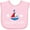 AD-Pink, variant on Inktastic Nautical Baby Boy Ahoy Sailboat Boys Baby Bib